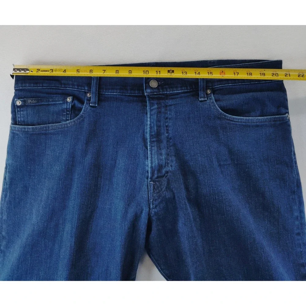 Polo Ralph Lauren Jeans Mens 40x30 (Fits 40x29) Hampton Relaxed Straight Blue